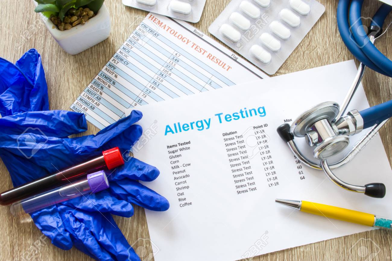allergy-test-results-on-paper